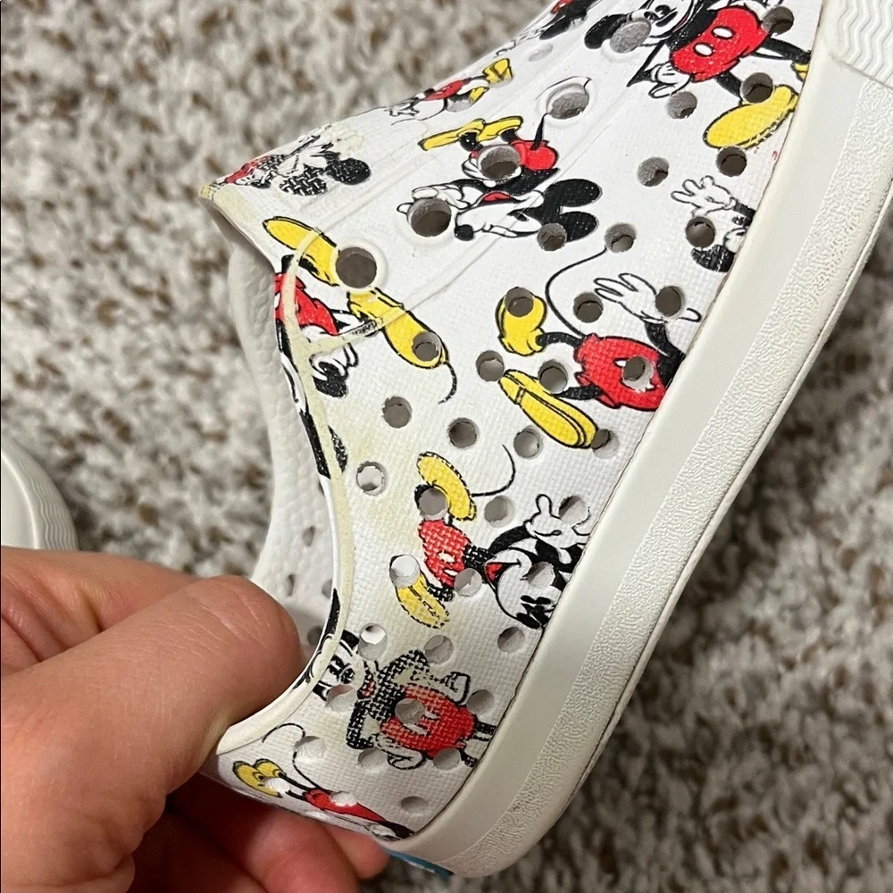 Native Kids Slip-On Sneakers - White, Red, Yellow - Picture 5 of 5